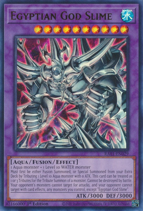 Egyptian God Slime [RA01-EN029] Ultra Rare | Dragon's Lair Comics and Fantasy Houston TX