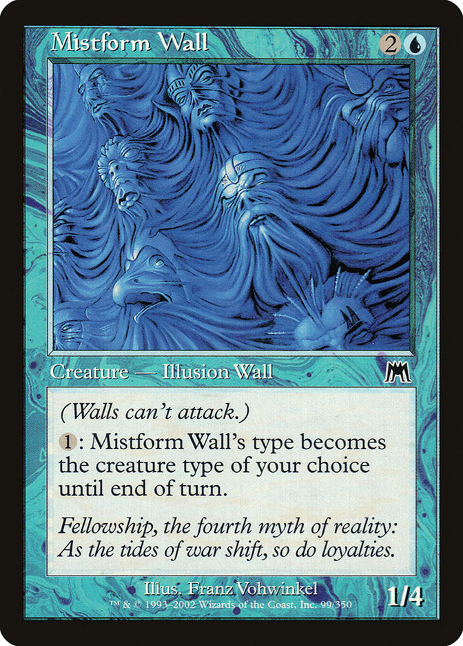 Mistform Wall [Onslaught] | Dragon's Lair Comics and Fantasy Houston TX