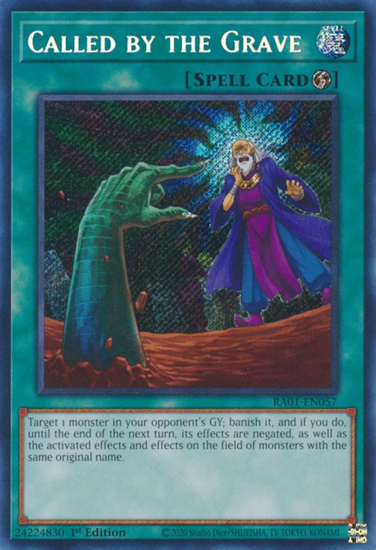Called by the Grave [RA01-EN057] Secret Rare | Dragon's Lair Comics and Fantasy Houston TX