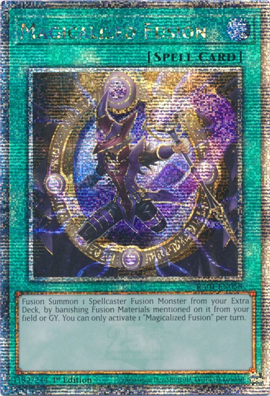 Magicalized Fusion [RA01-EN058] Quarter Century Secret Rare | Dragon's Lair Comics and Fantasy Houston TX