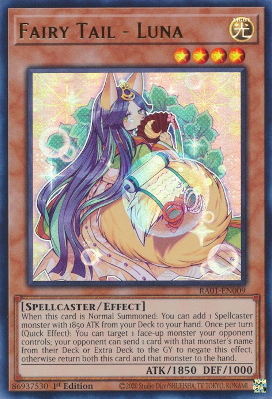 Fairy Tail - Luna [RA01-EN009] Ultra Rare | Dragon's Lair Comics and Fantasy Houston TX
