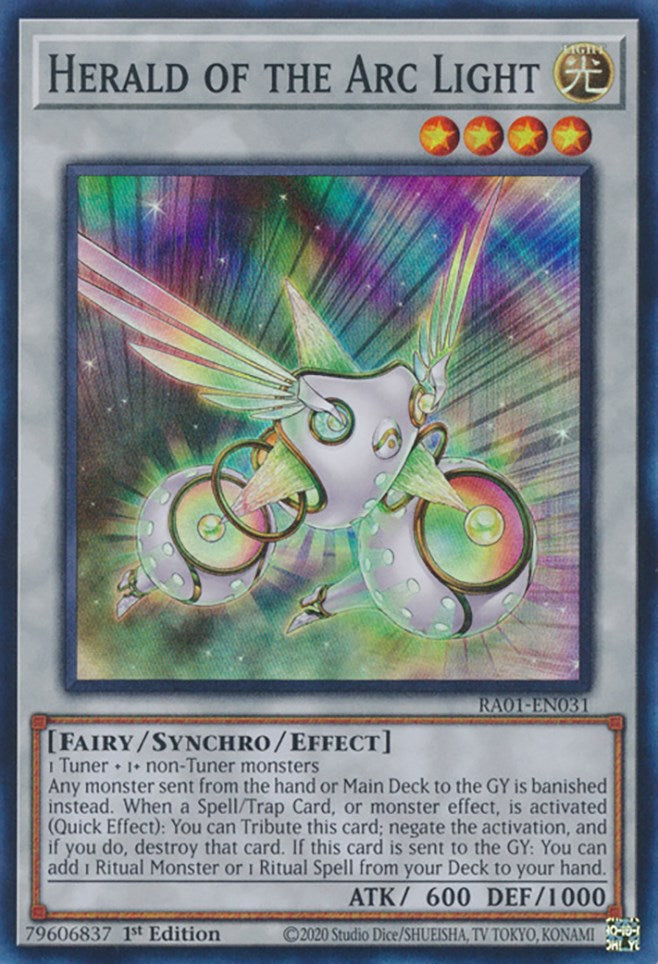 Herald of the Arc Light [RA01-EN031] Super Rare | Dragon's Lair Comics and Fantasy Houston TX
