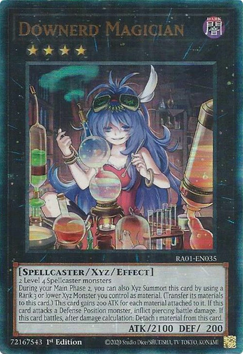 Downerd Magician [RA01-EN035] Prismatic Ultimate Rare | Dragon's Lair Comics and Fantasy Houston TX