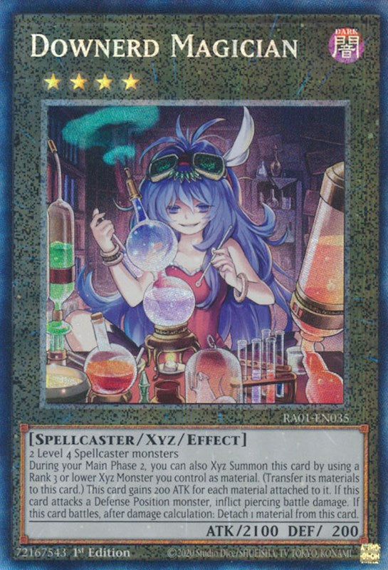 Downerd Magician [RA01-EN035] Prismatic Collector's Rare | Dragon's Lair Comics and Fantasy Houston TX