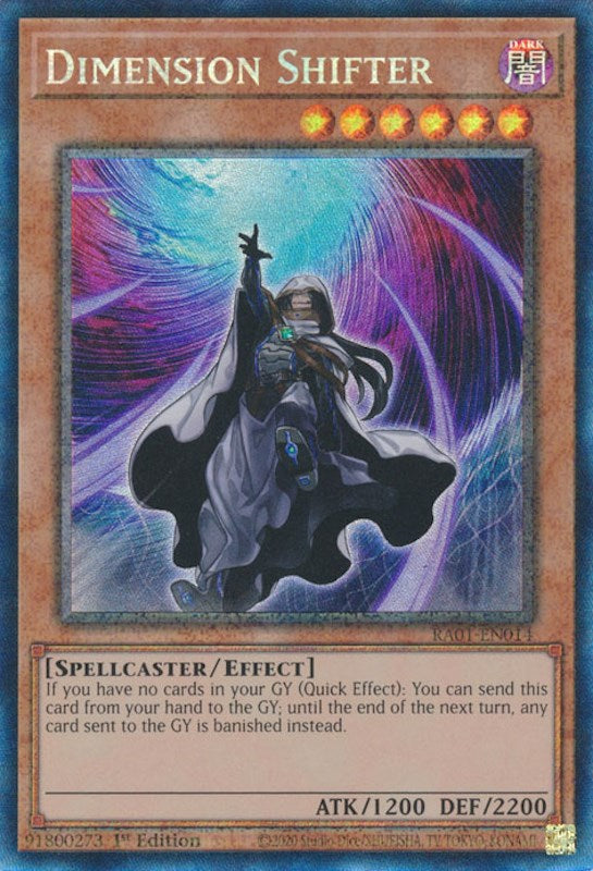 Dimension Shifter [RA01-EN014] Prismatic Collector's Rare | Dragon's Lair Comics and Fantasy Houston TX