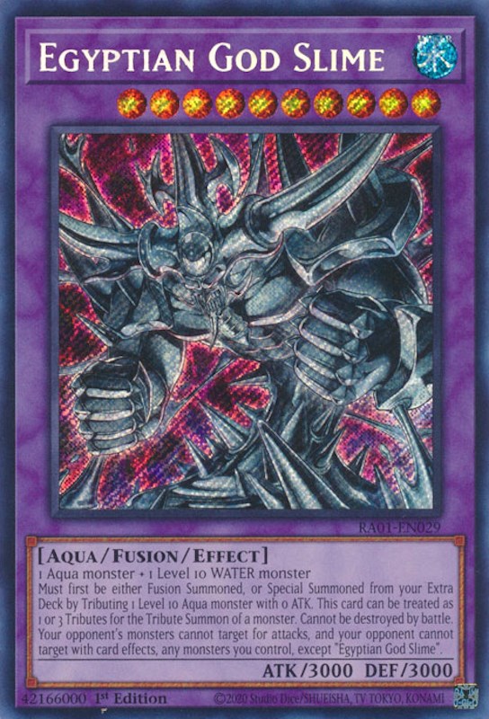 Egyptian God Slime [RA01-EN029] Secret Rare | Dragon's Lair Comics and Fantasy Houston TX