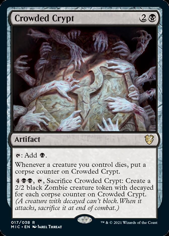 Crowded Crypt [Innistrad: Midnight Hunt Commander] | Dragon's Lair Comics and Fantasy Houston TX