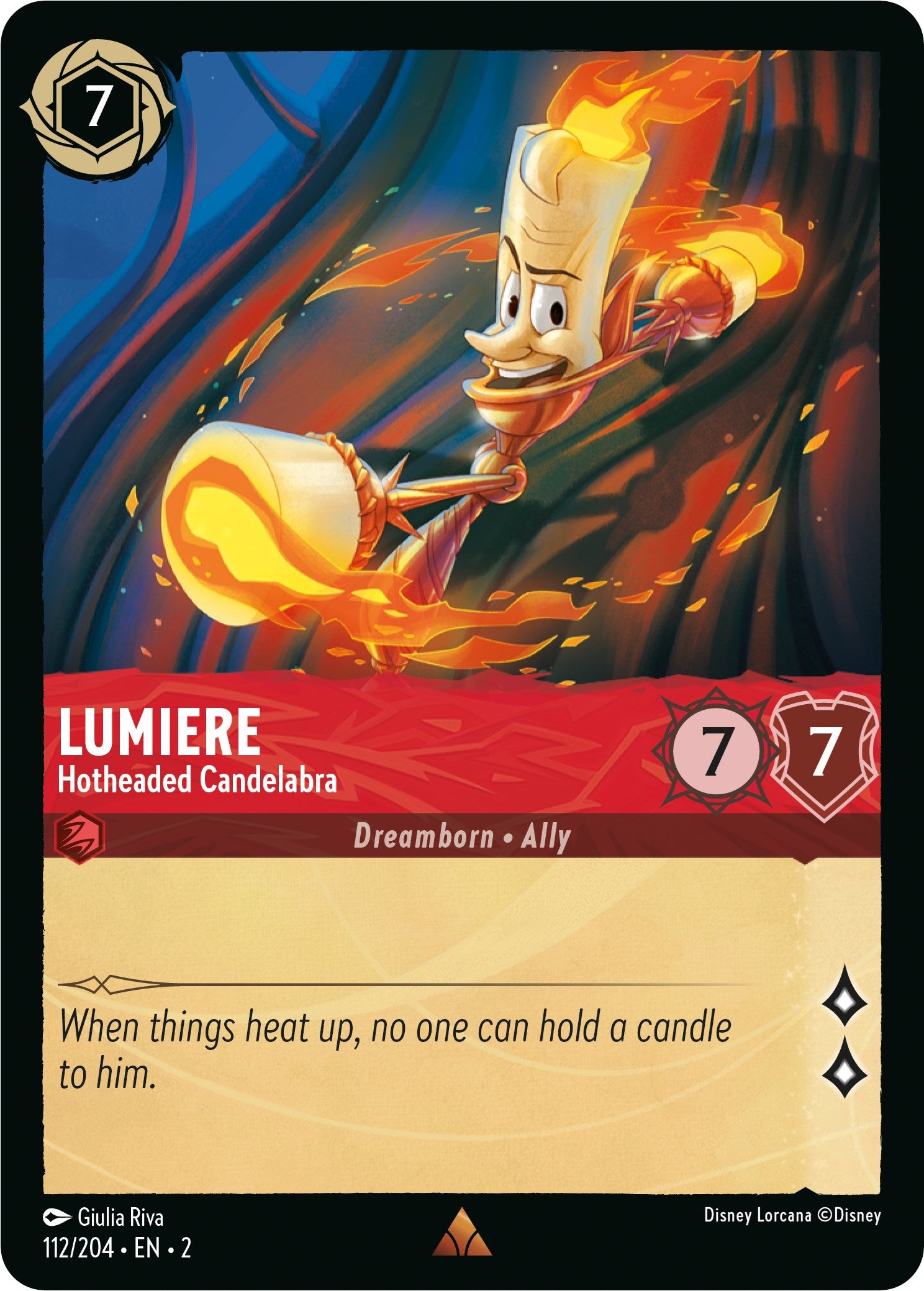 Lumiere - Hotheaded Candelabra (112/204) [Rise of the Floodborn] | Odin's Place