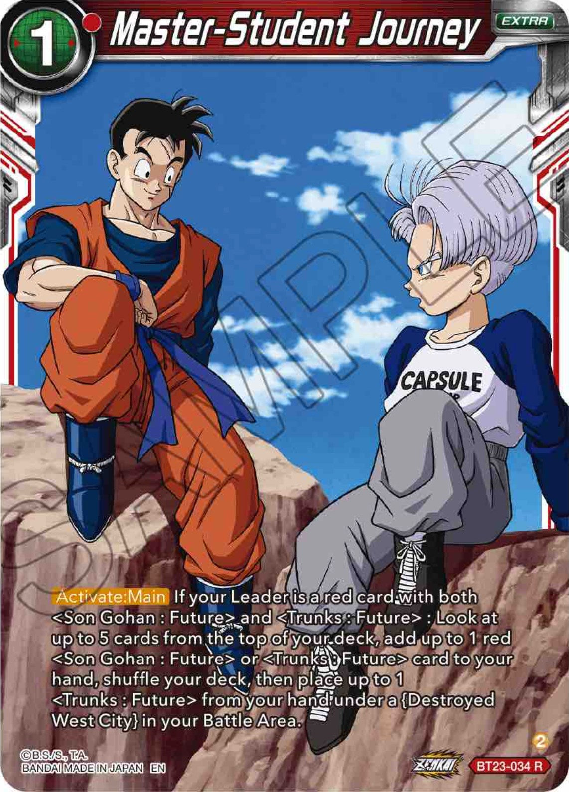 Master-Student Journey (BT23-034) [Perfect Combination] | Dragon's Lair Comics and Fantasy Houston TX