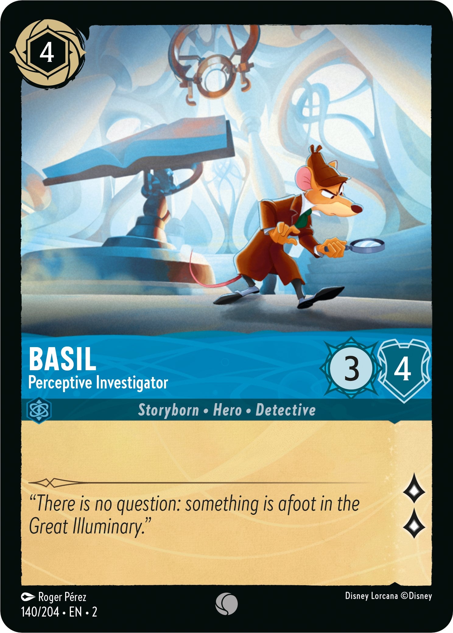 Basil - Perceptive Investigator (140/204) [Rise of the Floodborn] | Dragon's Lair Comics and Fantasy Houston TX