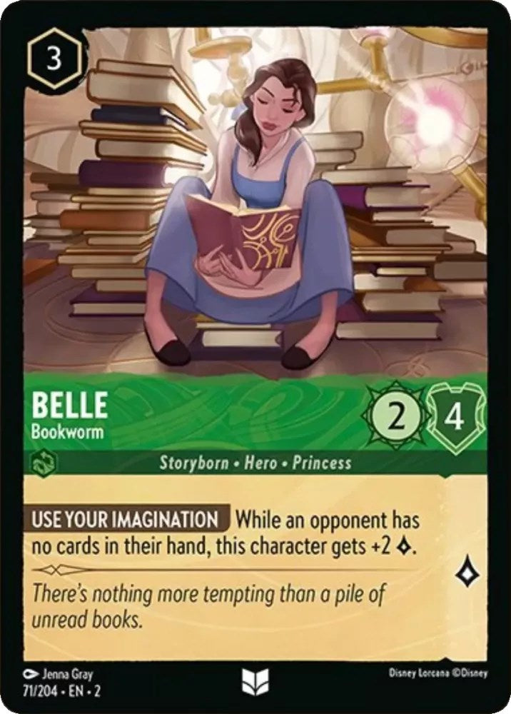 Belle - Bookworm (71/204) [Rise of the Floodborn] | Dragon's Lair Comics and Fantasy Houston TX