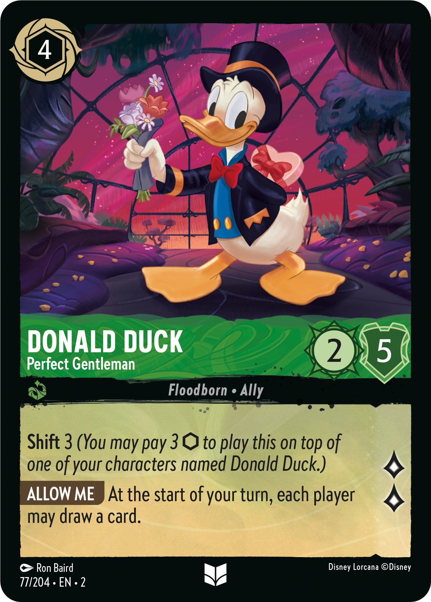 Donald Duck - Perfect Gentleman (77/204) [Rise of the Floodborn] | Odin's Place