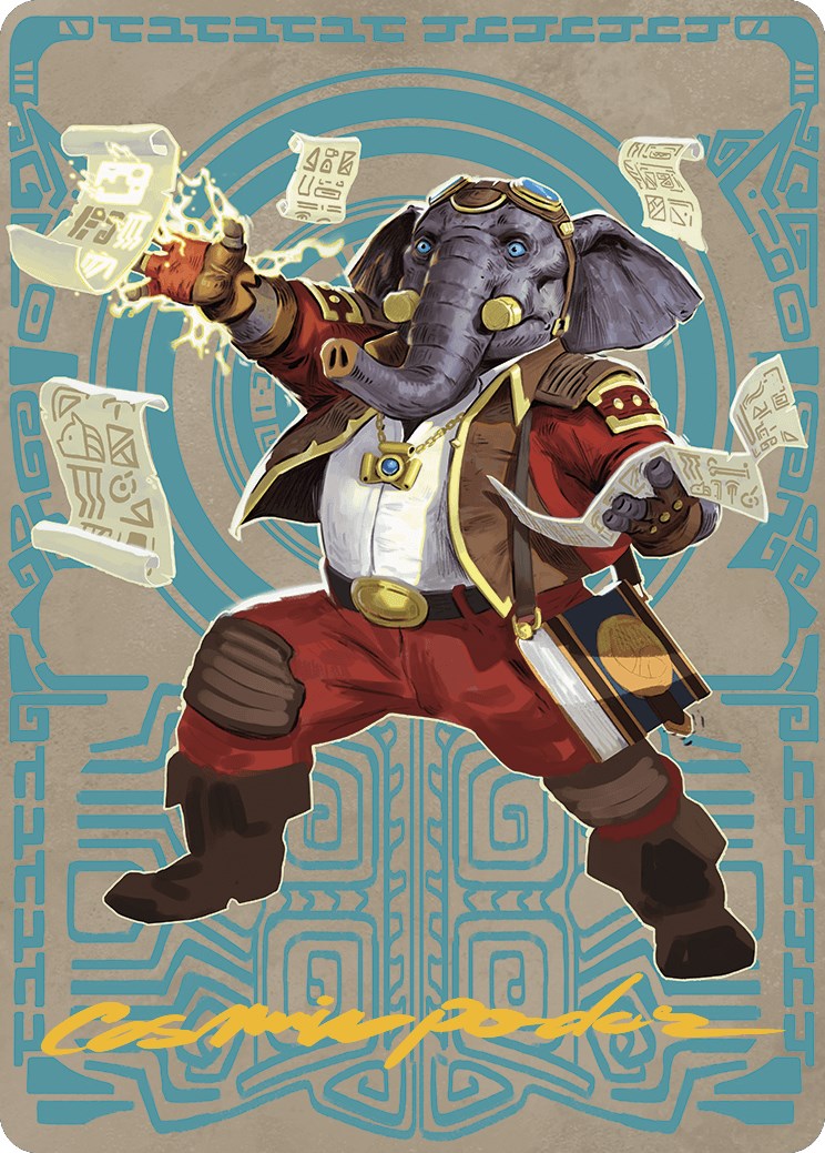 Quintorius Kand Art Card (65/81) (Gold-Stamped Signature) [The Lost Caverns of Ixalan Art Series] | Dragon's Lair Comics and Fantasy Houston TX