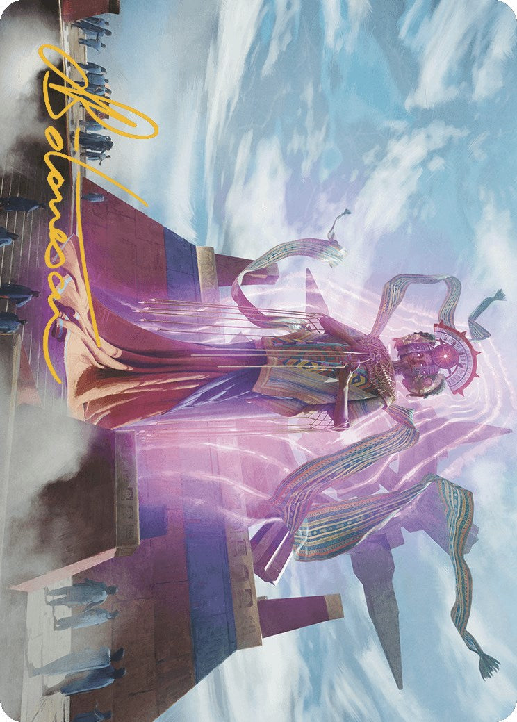 Ojer Taq, Deepest Foundation Art Card (4/81) (Gold-Stamped Signature) [The Lost Caverns of Ixalan Art Series] | Dragon's Lair Comics and Fantasy Houston TX