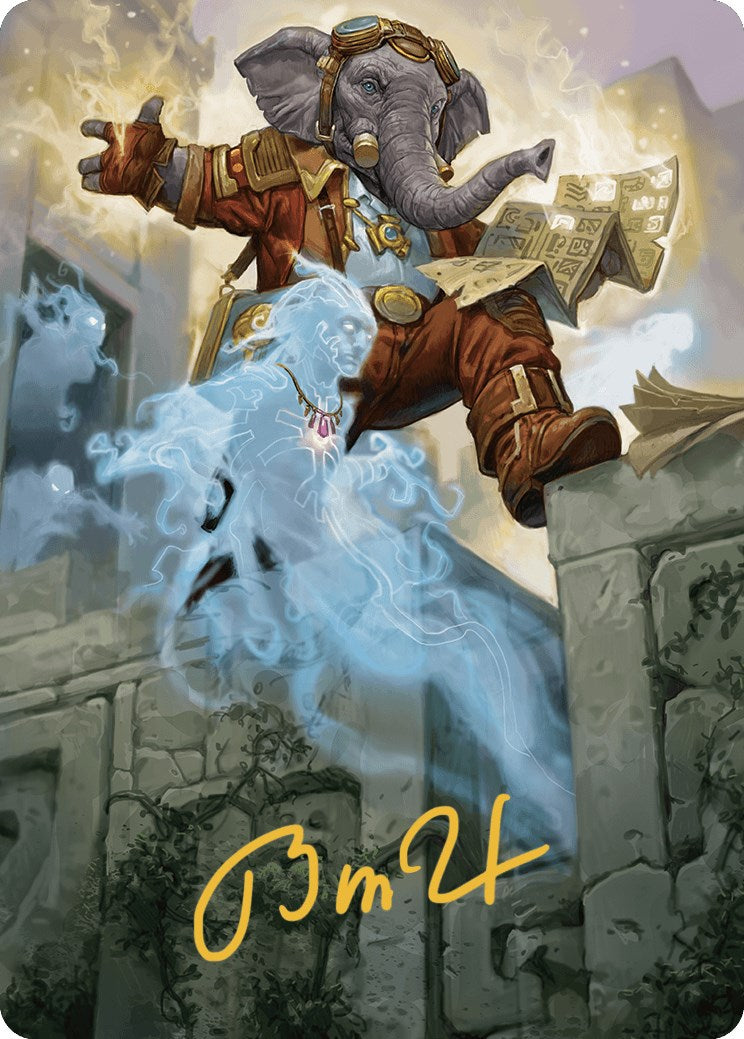 Quintorius Kand Art Card (37/81) (Gold-Stamped Signature) [The Lost Caverns of Ixalan Art Series] | Dragon's Lair Comics and Fantasy Houston TX