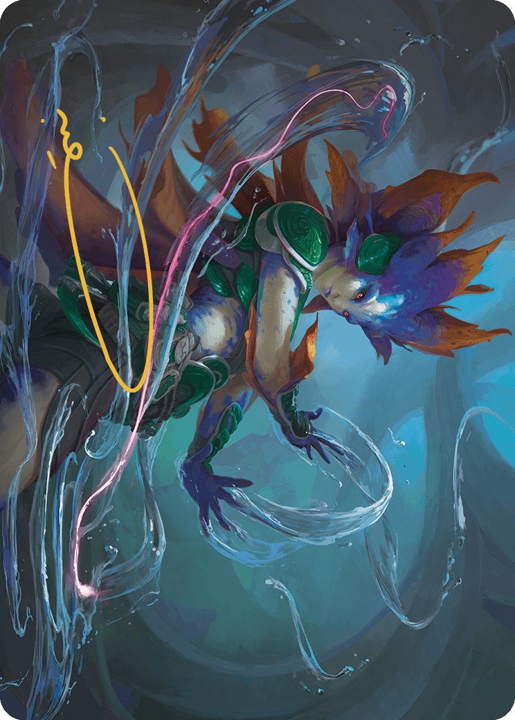 Nicanzil, Current Conductor Art Card (Gold-Stamped Signature) [The Lost Caverns of Ixalan Art Series] | Dragon's Lair Comics and Fantasy Houston TX