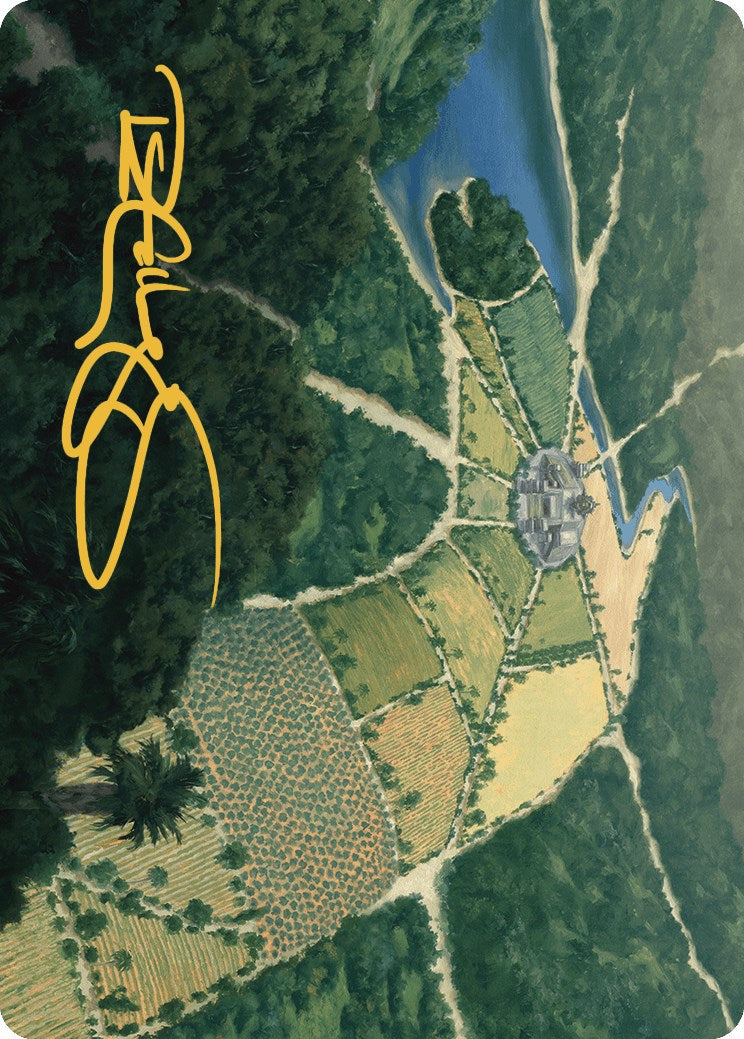 Restless Prairie Art Card (Gold-Stamped Signature) [The Lost Caverns of Ixalan Art Series] | Dragon's Lair Comics and Fantasy Houston TX