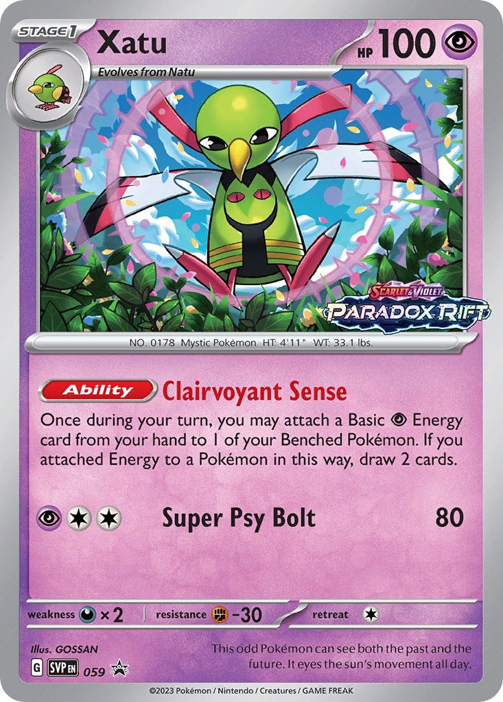 Xatu (059) [Scarlet & Violet: Black Star Promos] | Dragon's Lair Comics and Fantasy Houston TX