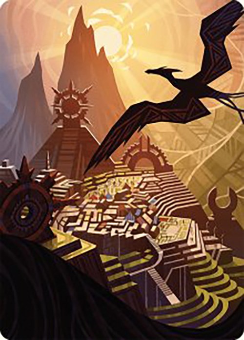 Plains Art Card [The Lost Caverns of Ixalan Art Series] | Dragon's Lair Comics and Fantasy Houston TX