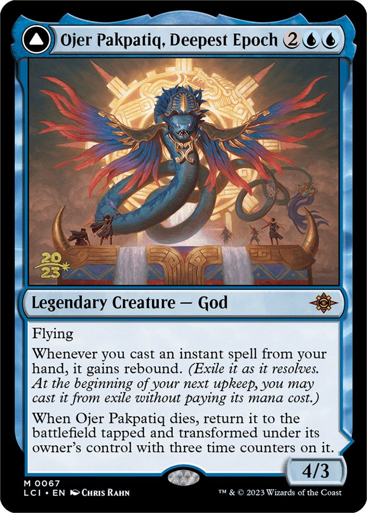 Ojer Pakpatiq, Deepest Epoch // Temple of Cyclical Time [The Lost Caverns of Ixalan Prerelease Cards] | Dragon's Lair Comics and Fantasy Houston TX