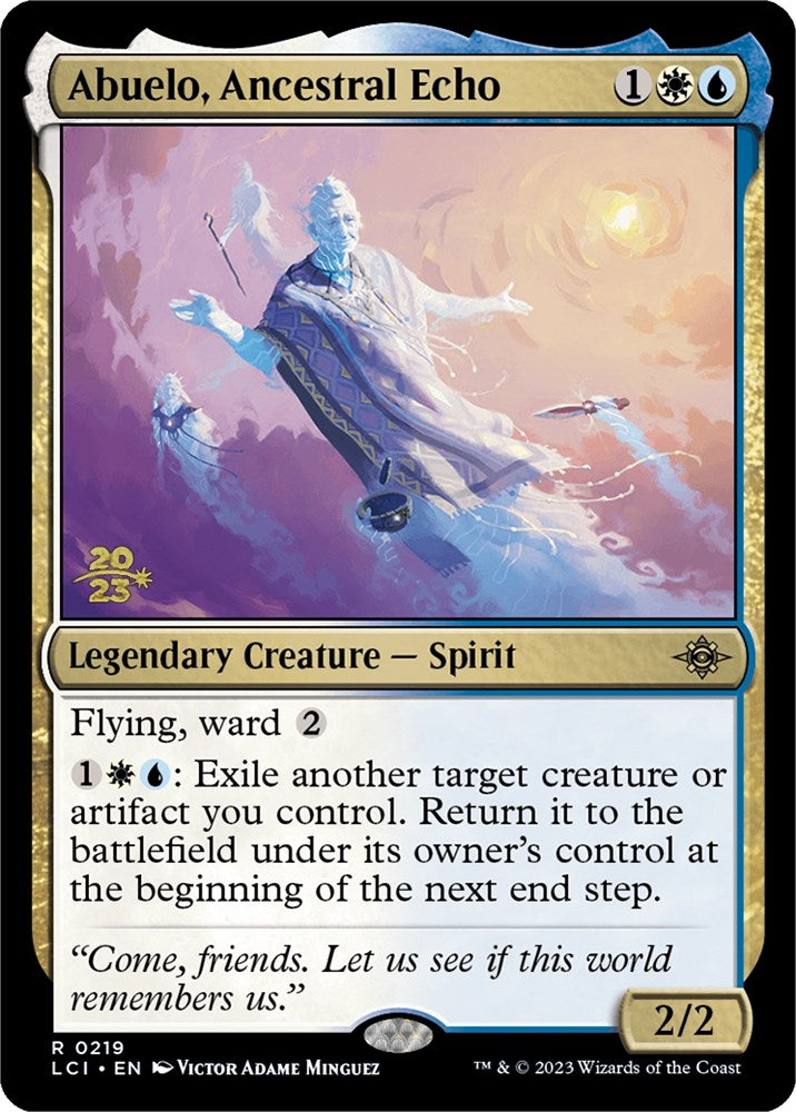 Abuelo, Ancestral Echo [The Lost Caverns of Ixalan Prerelease Cards] | Dragon's Lair Comics and Fantasy Houston TX