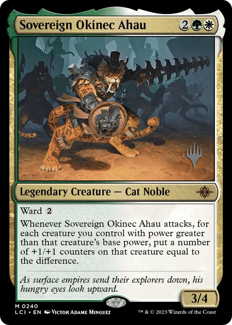Sovereign Okinec Ahau (Promo Pack) [The Lost Caverns of Ixalan Promos] | Dragon's Lair Comics and Fantasy Houston TX