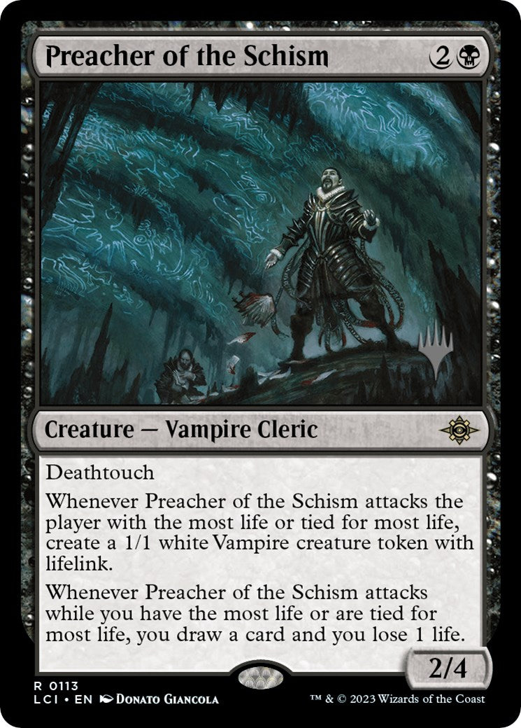 Preacher of the Schism (Promo Pack) [The Lost Caverns of Ixalan Promos] | Dragon's Lair Comics and Fantasy Houston TX