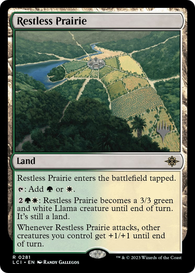 Restless Prairie (Promo Pack) [The Lost Caverns of Ixalan Promos] | Dragon's Lair Comics and Fantasy Houston TX