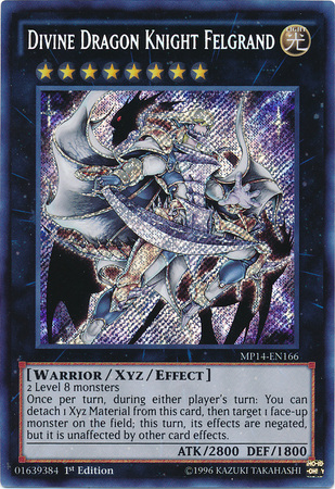 Divine Dragon Knight Felgrand [MP14-EN166] Secret Rare | Dragon's Lair Comics and Fantasy Houston TX