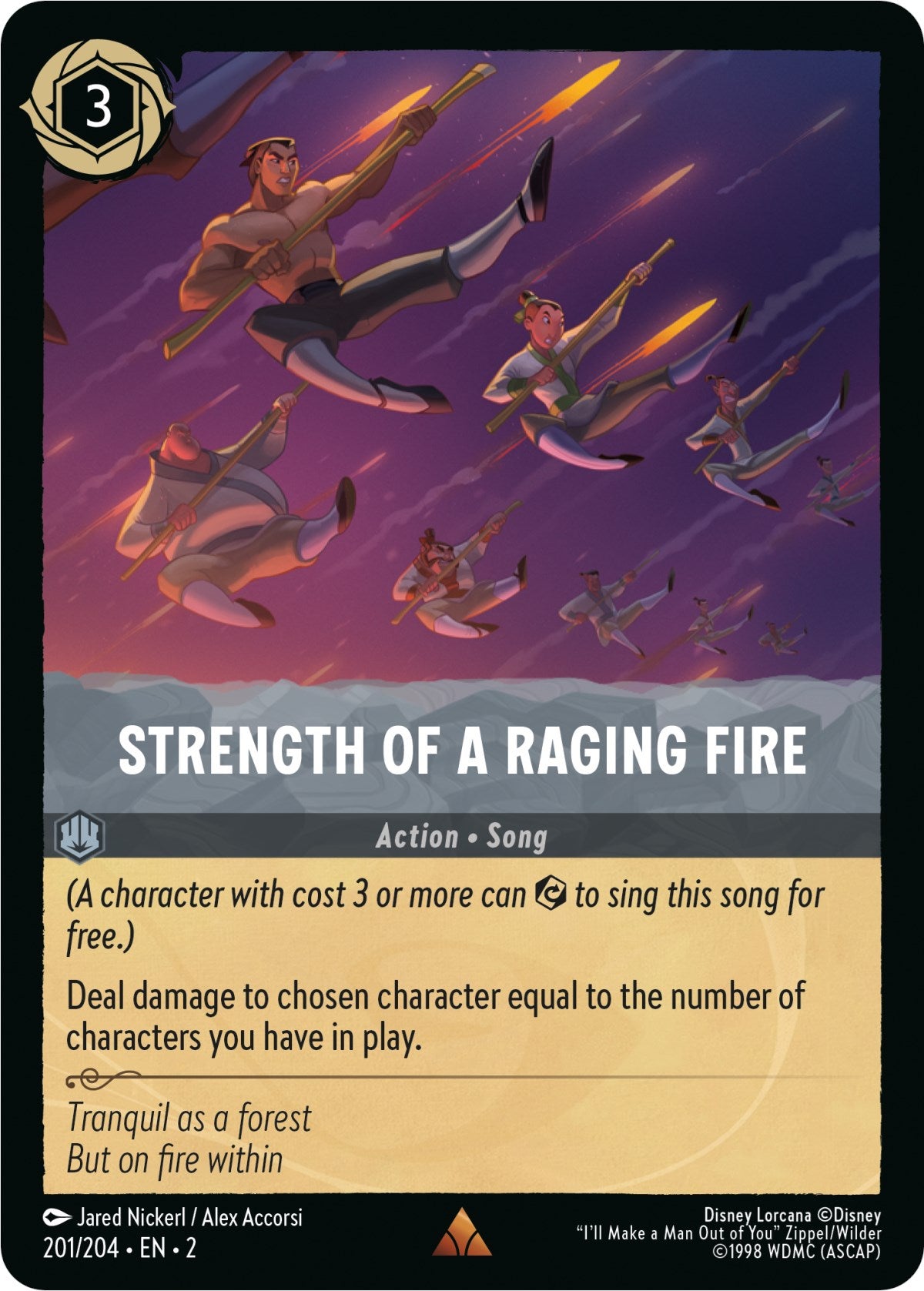 Strength of a Raging Fire (201/204) [Rise of the Floodborn] | Odin's Place