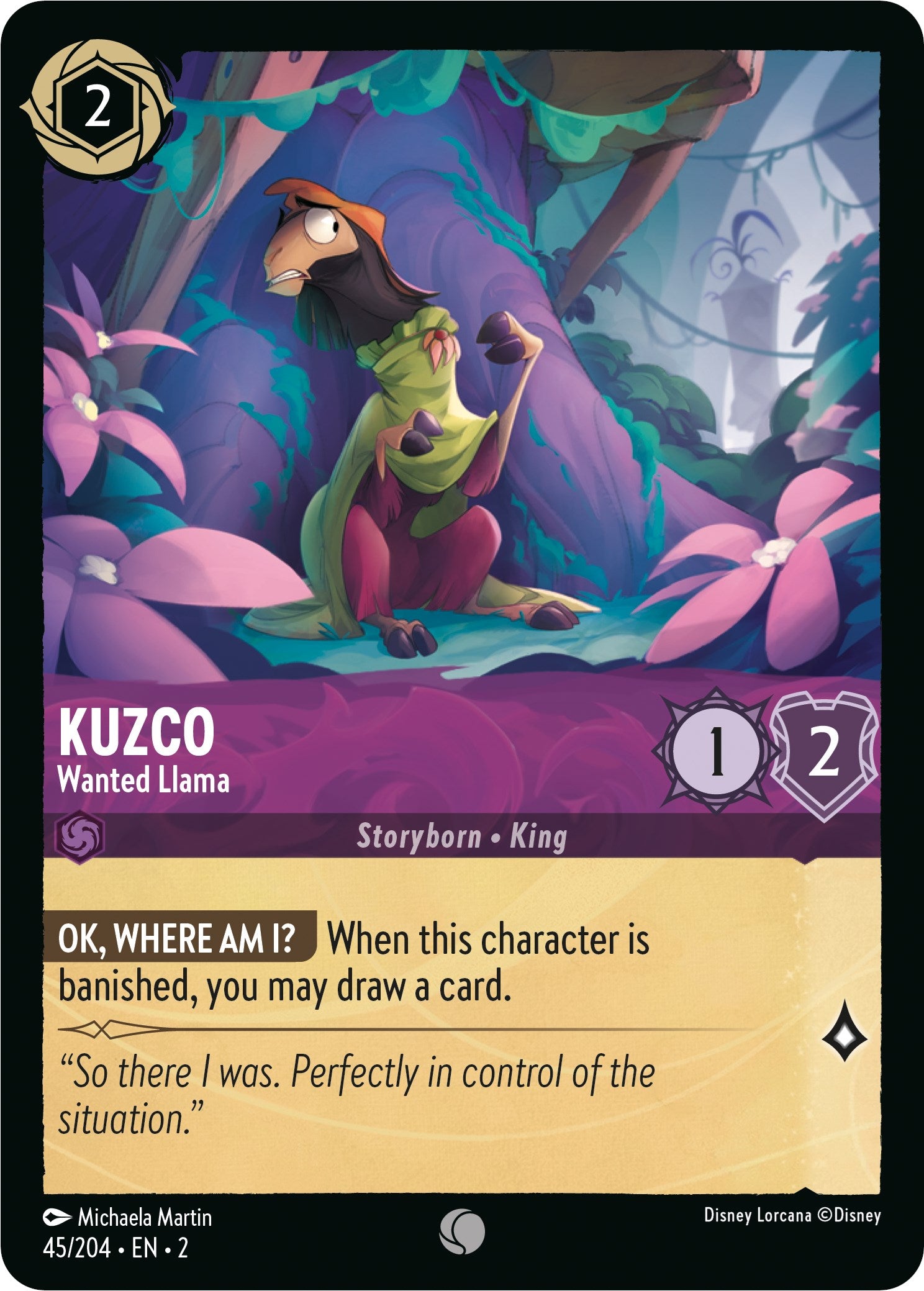Kuzco - Wanted Llama (45/204) [Rise of the Floodborn] | Odin's Place