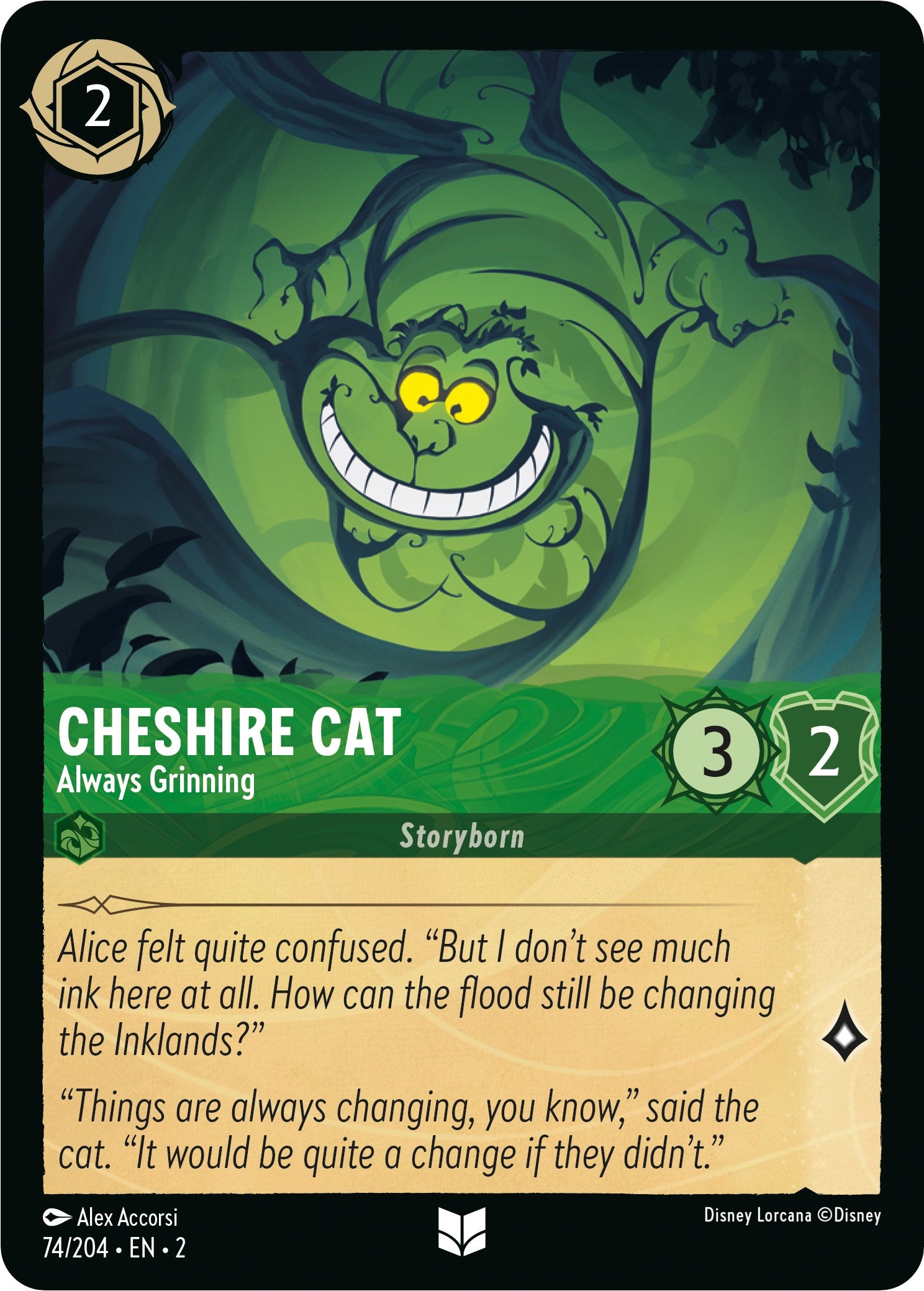 Cheshire Cat - Always Grinning (74/204) [Rise of the Floodborn] | Odin's Place