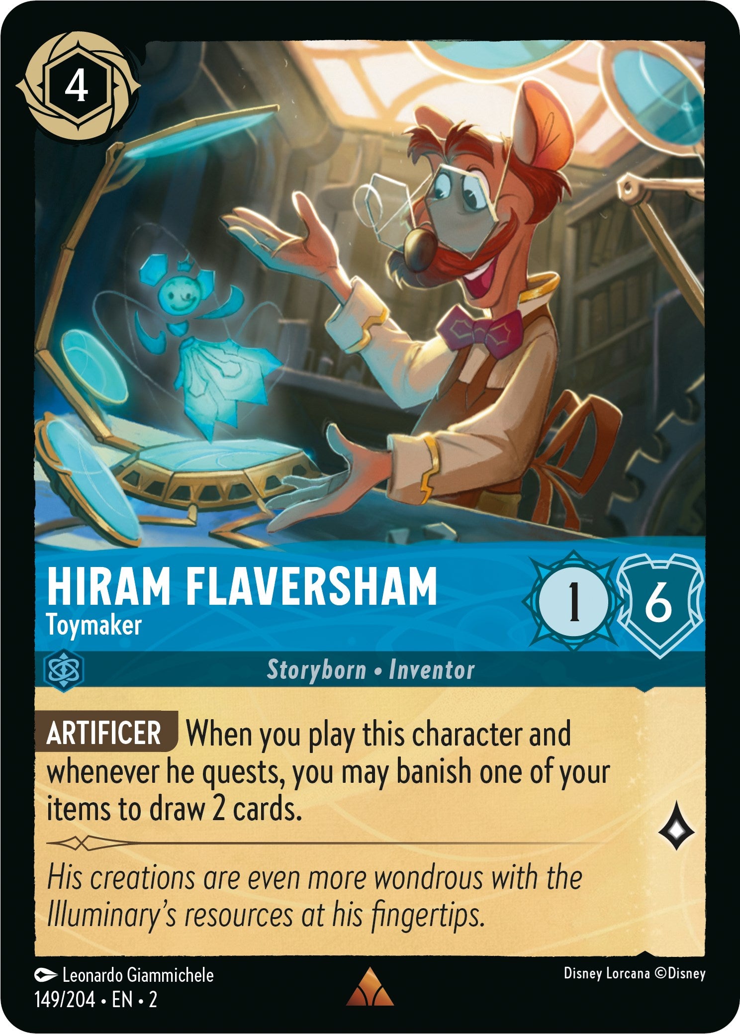 Hiram Flaversham - Toymaker (149/204) [Rise of the Floodborn] | Odin's Place