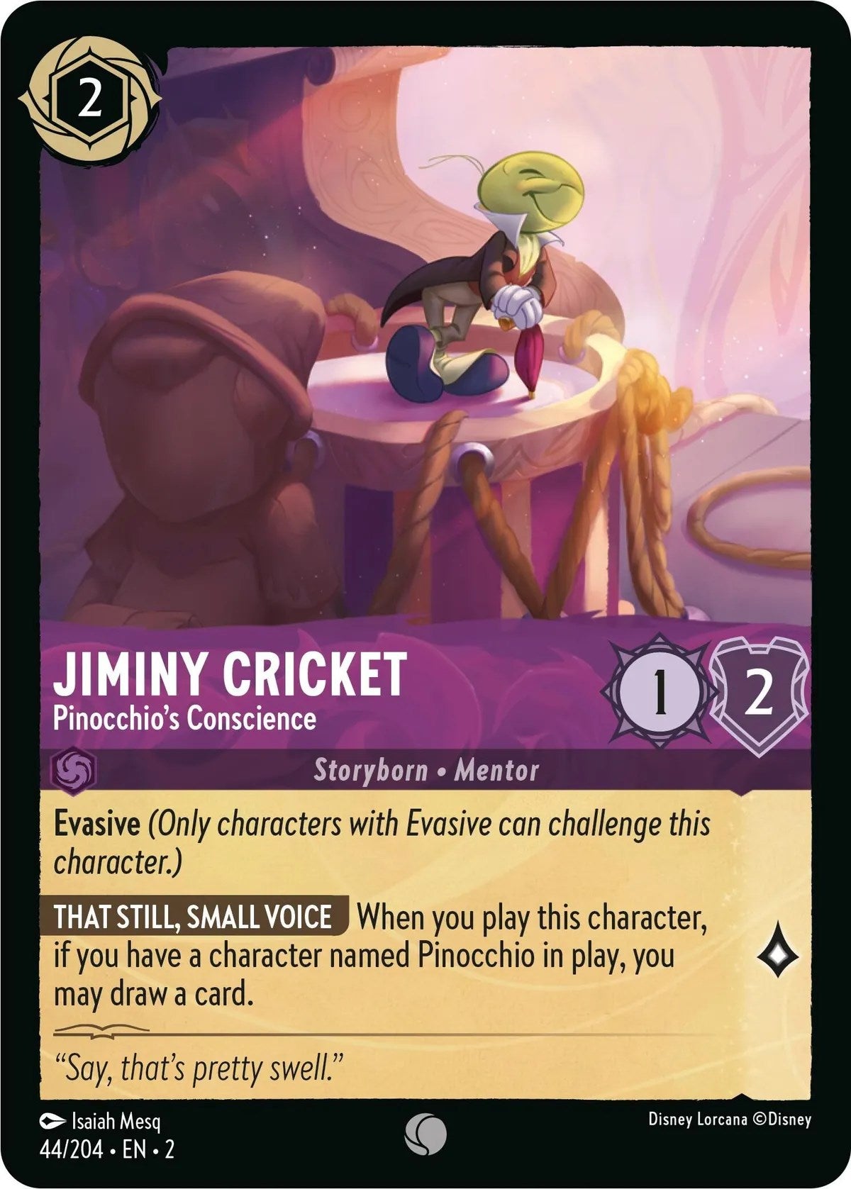 Jiminy Cricket - Pinocchio's Conscience (44/204) [Rise of the Floodborn] | Odin's Place