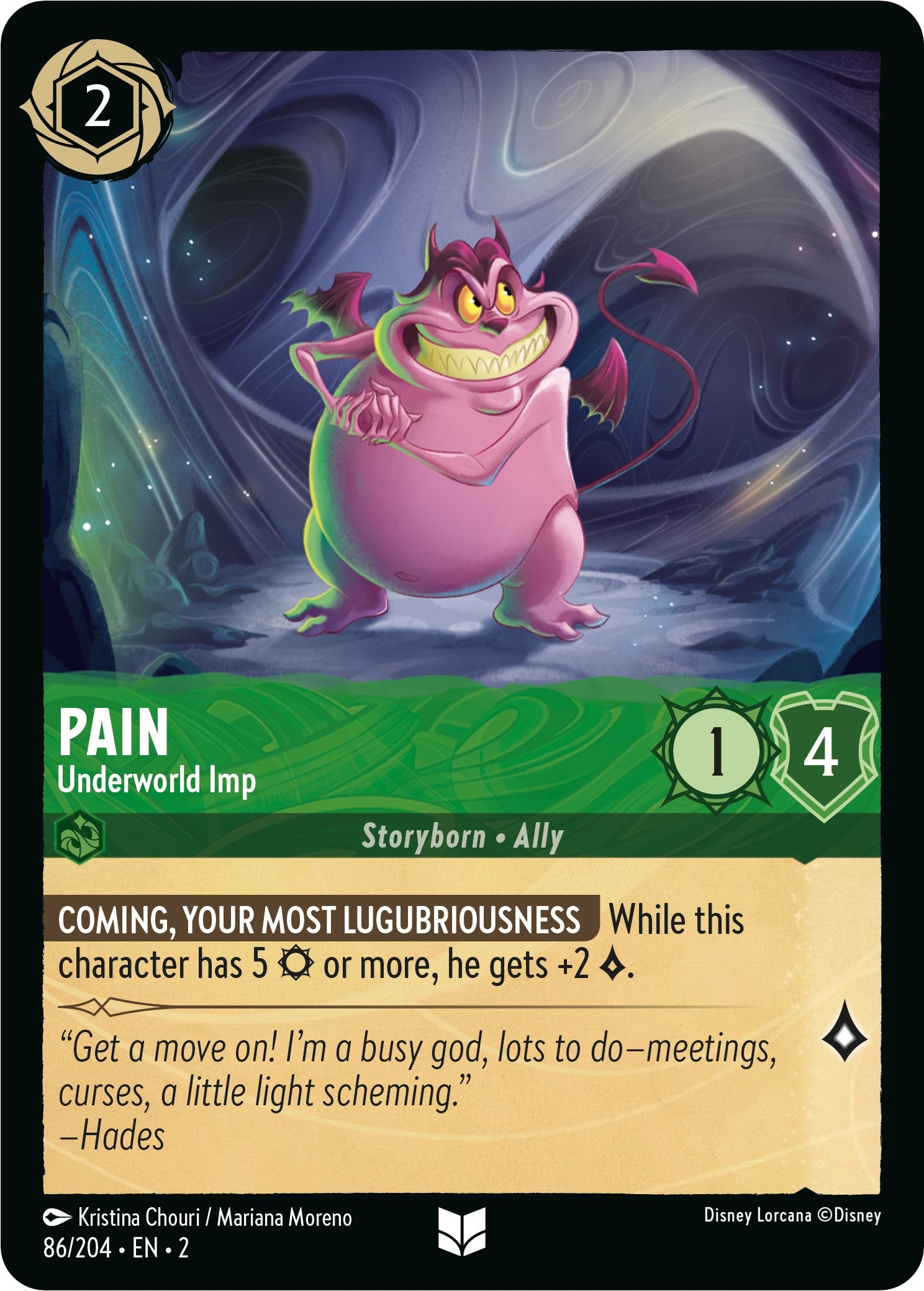 Pain - Underworld Imp (86/204) [Rise of the Floodborn] | Odin's Place