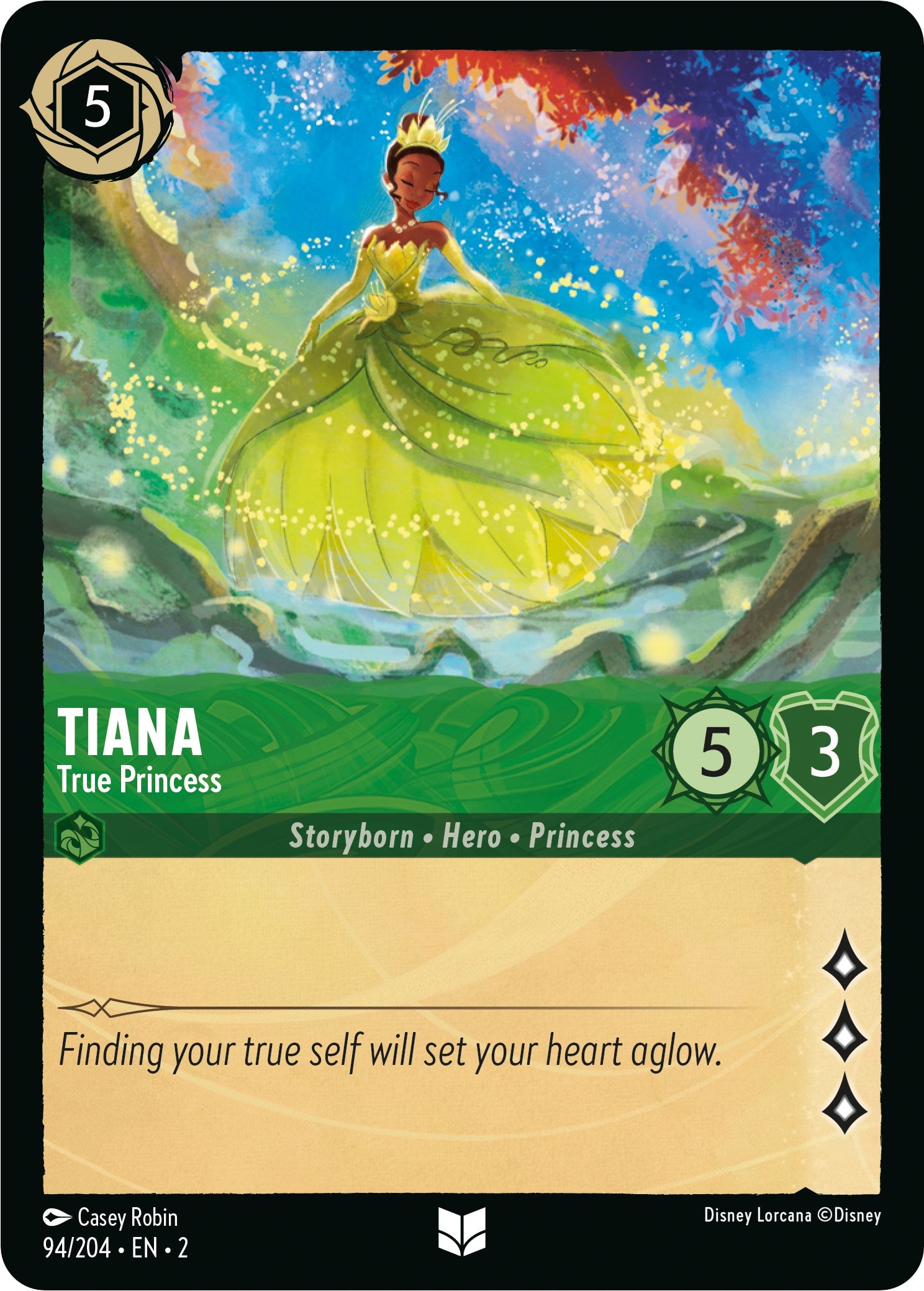 Tiana - True Princess (94/204) [Rise of the Floodborn] | Odin's Place