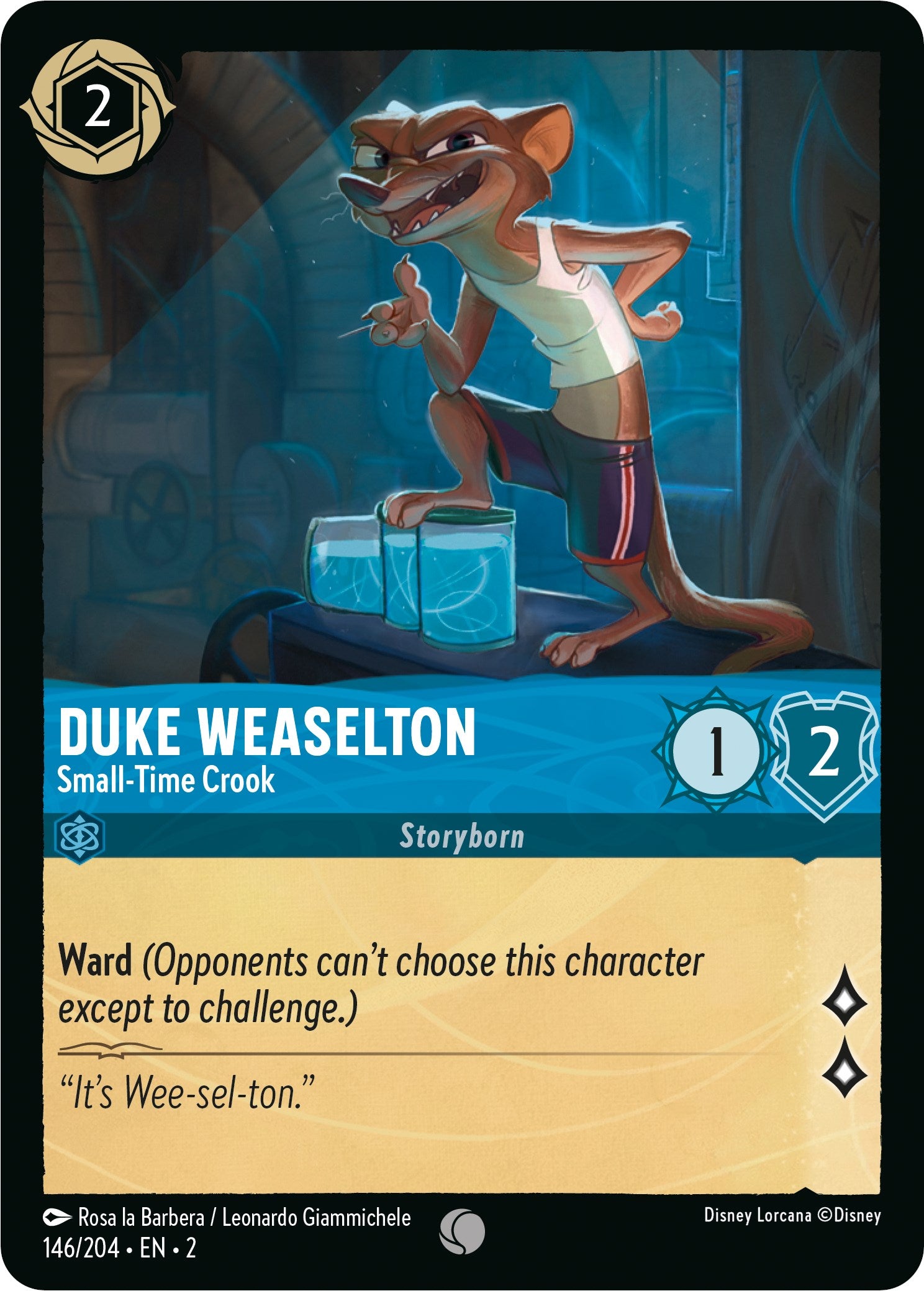 Duke Weaselton - Small-Time Crook (146/204) [Rise of the Floodborn] | Odin's Place