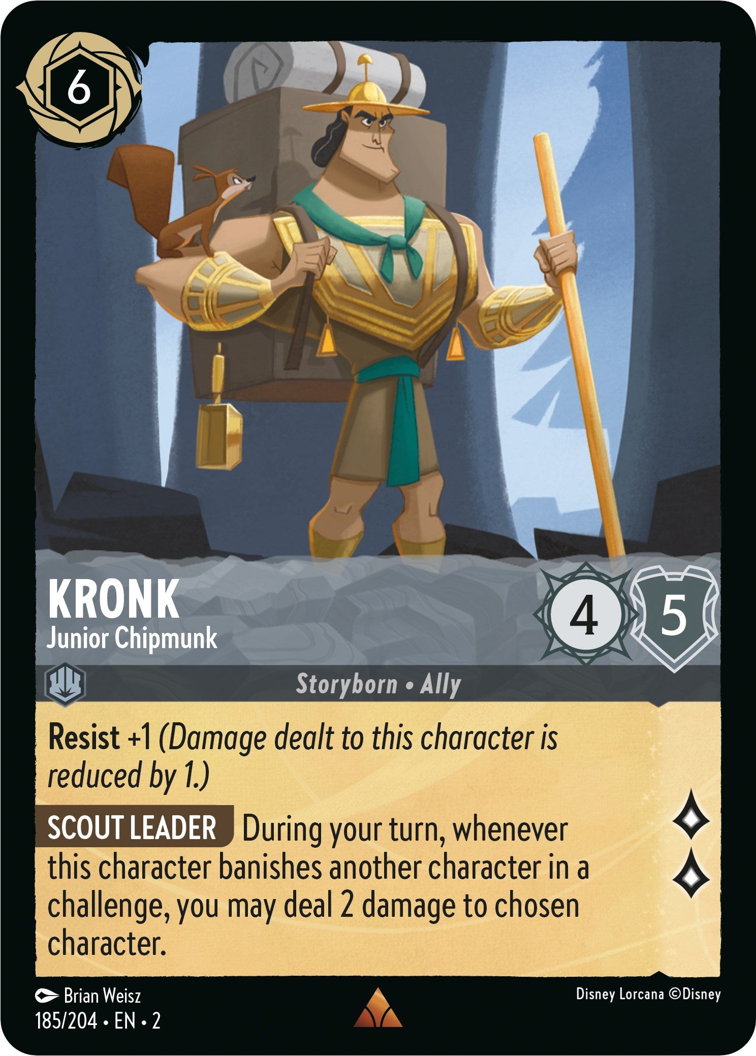 Kronk - Junior Chipmunk (185/204) [Rise of the Floodborn] | Odin's Place