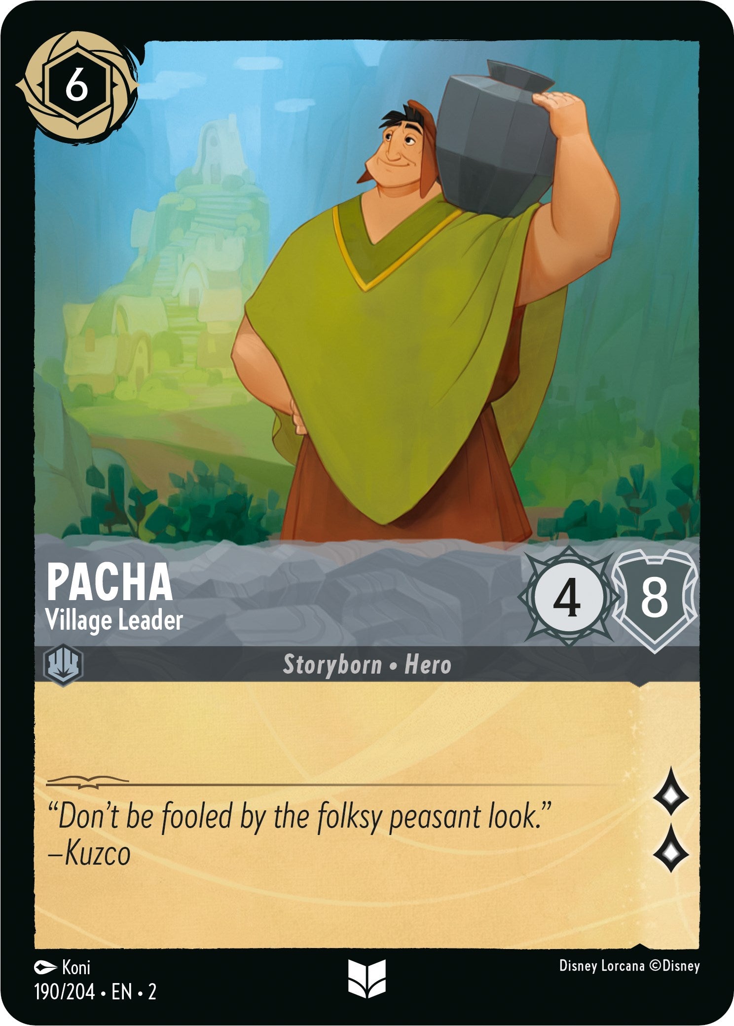 Pacha - Village Leader (190/204) [Rise of the Floodborn] | Odin's Place