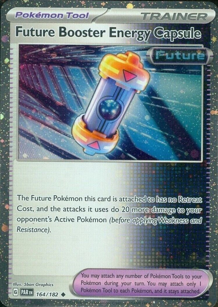 Future Booster Energy Capsule (164/182) (Cosmos Holo) [Scarlet & Violet: Paradox Rift] | Dragon's Lair Comics and Fantasy Houston TX