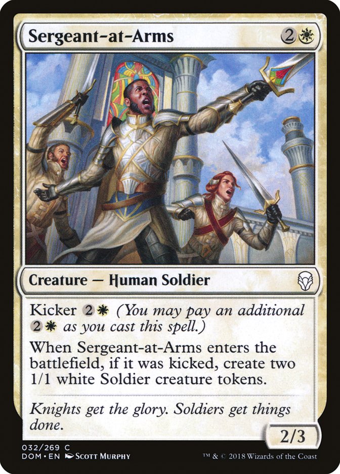 Sergeant-at-Arms [Dominaria] | Dragon's Lair Comics and Fantasy Houston TX