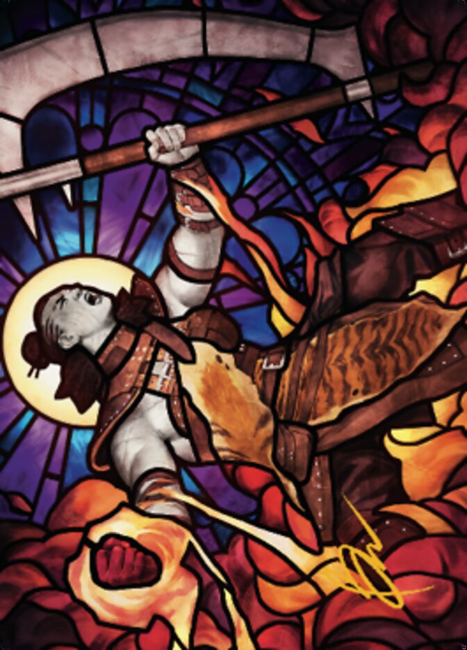 Garna, Bloodfist of Keld Art Card (Gold-Stamped Signature) [Dominaria United Art Series] | Dragon's Lair Comics and Fantasy Houston TX