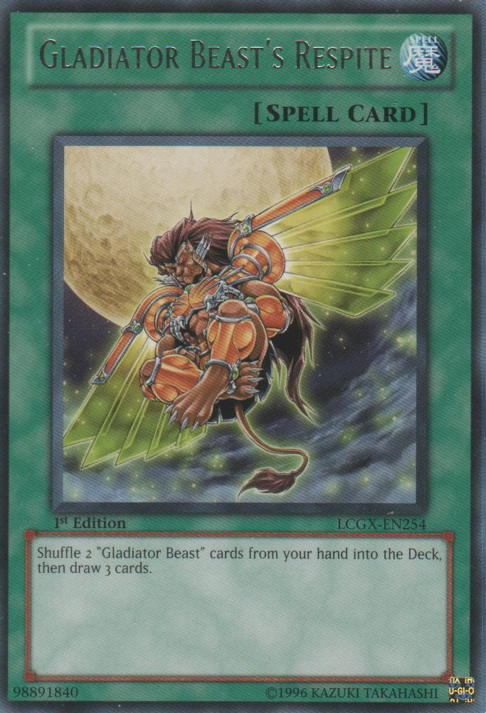 Gladiator Beast's Respite [LCGX-EN254] Rare | Dragon's Lair Comics and Fantasy Houston TX