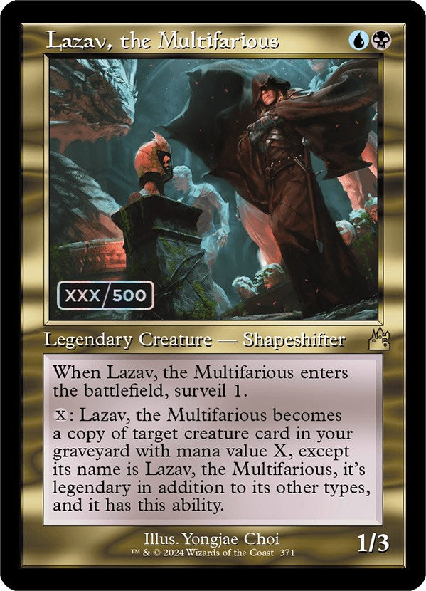 Lazav, the Multifarious (Retro) (Serialized) [Ravnica Remastered] | Dragon's Lair Comics and Fantasy Houston TX