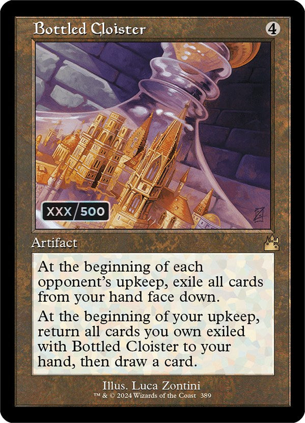 Bottled Cloister (Retro) (Serialized) [Ravnica Remastered] | Dragon's Lair Comics and Fantasy Houston TX