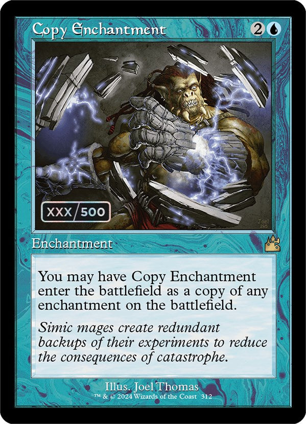 Copy Enchantment (Retro) (Serialized) [Ravnica Remastered] | Dragon's Lair Comics and Fantasy Houston TX
