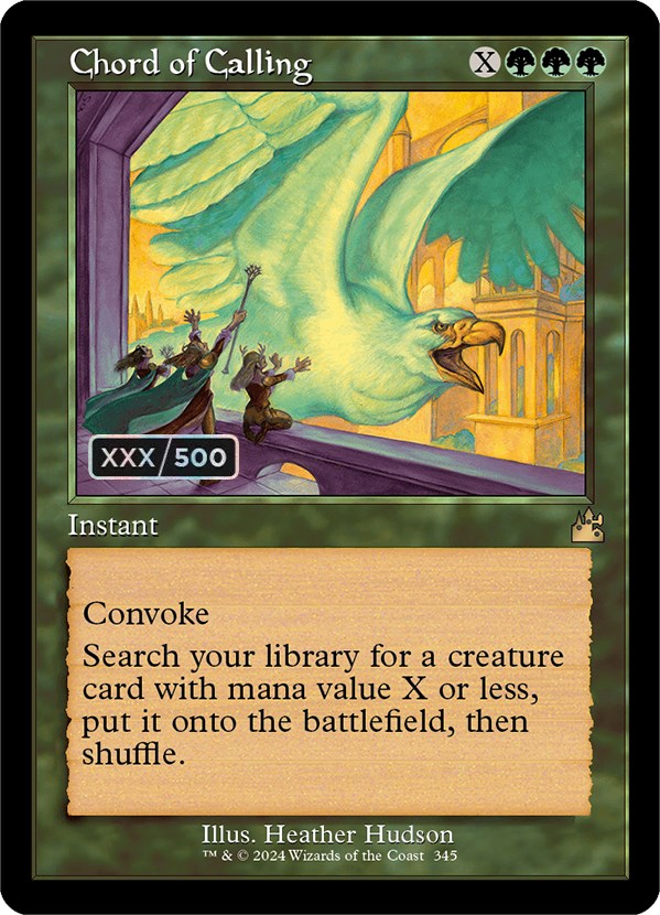 Chord of Calling (Retro) (Serialized) [Ravnica Remastered] | Dragon's Lair Comics and Fantasy Houston TX