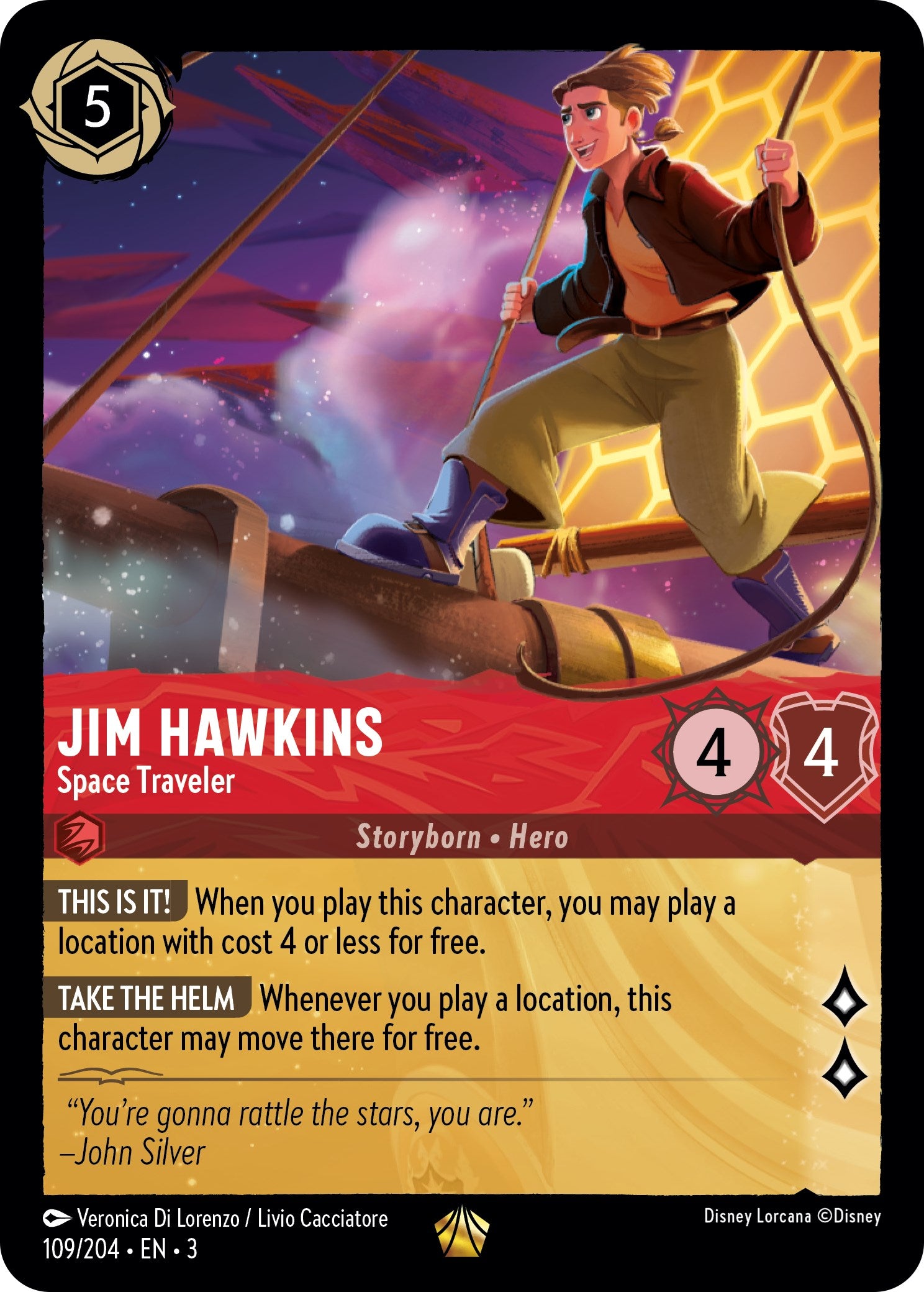 Jim Hawkins - Space Traveler (109/204) [Into the Inklands] | Odin's Place