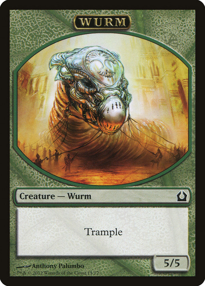 Wurm Token [Return to Ravnica Tokens] | Dragon's Lair Comics and Fantasy Houston TX