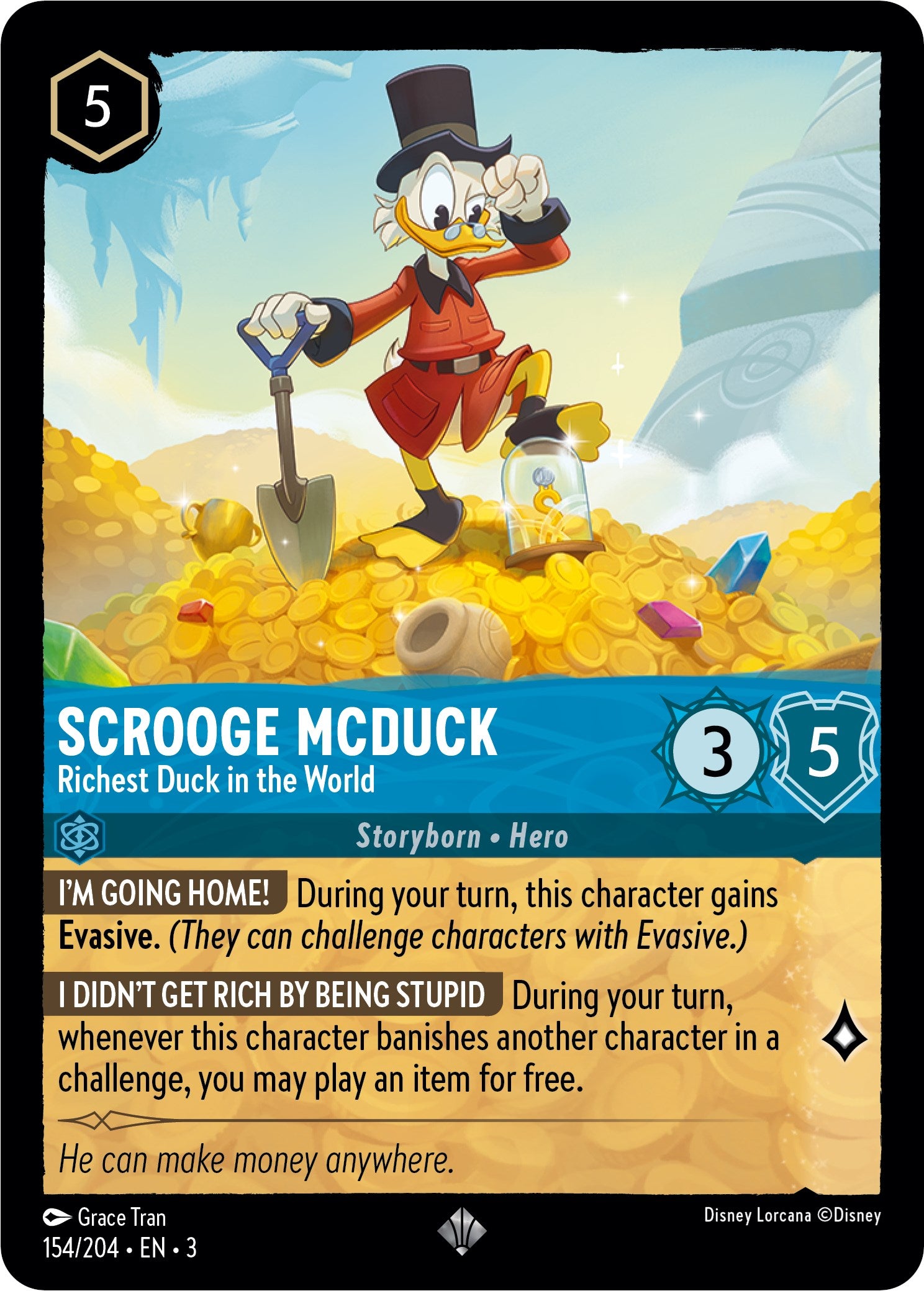 Scrooge McDuck - Richest Duck in the World (154/204) [Into the Inklands] | Odin's Place